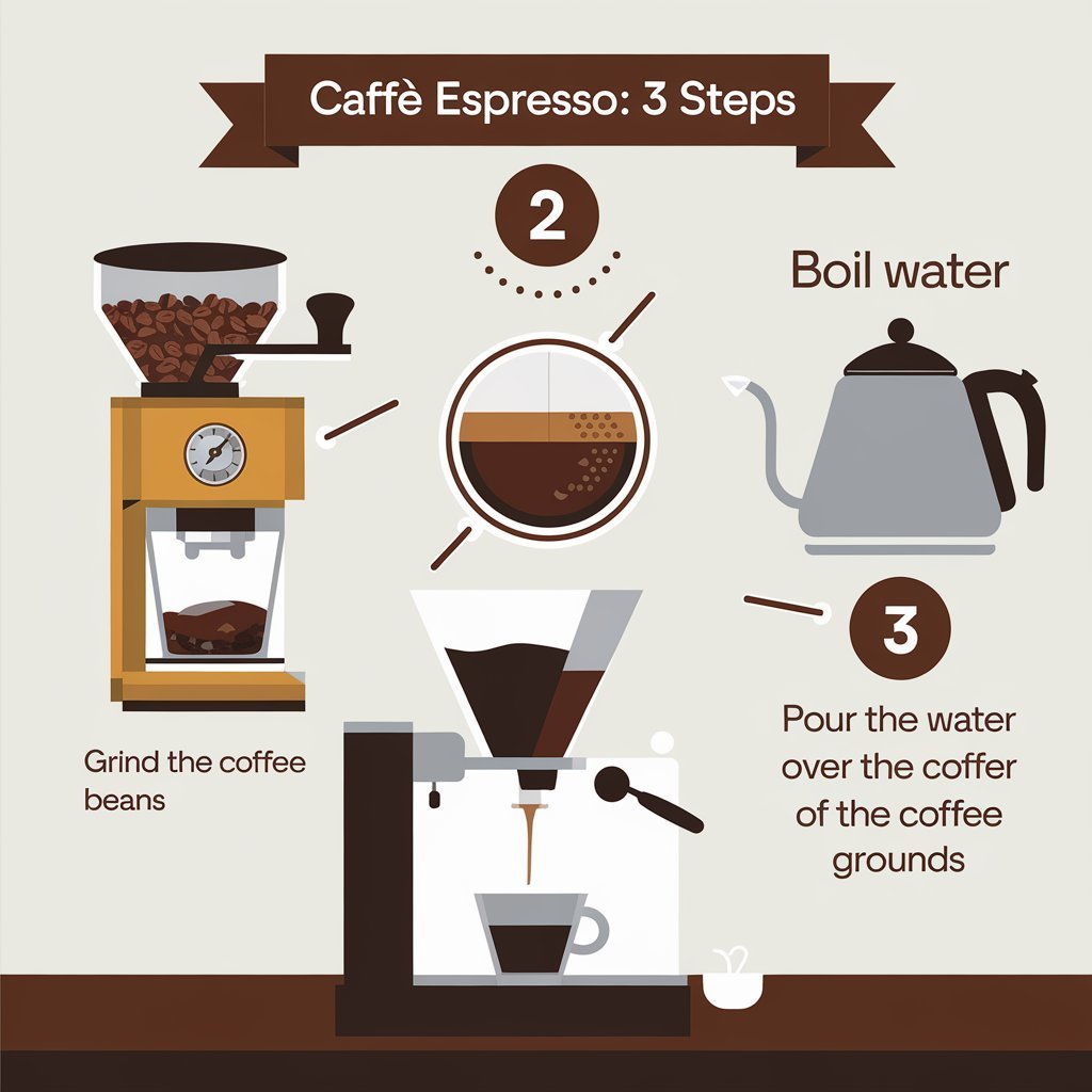 Caffè Espresso in 3 Passi